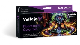 Vallejo 72214 - Farb-Set Fluoreszierende Farben (8 x 18 ml)